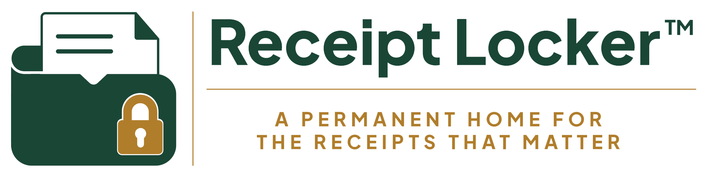 Receipt Locker — a permanent home for the receipts that matter